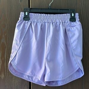 Reel Wicked purple athletic shorts with liner. Size Medium